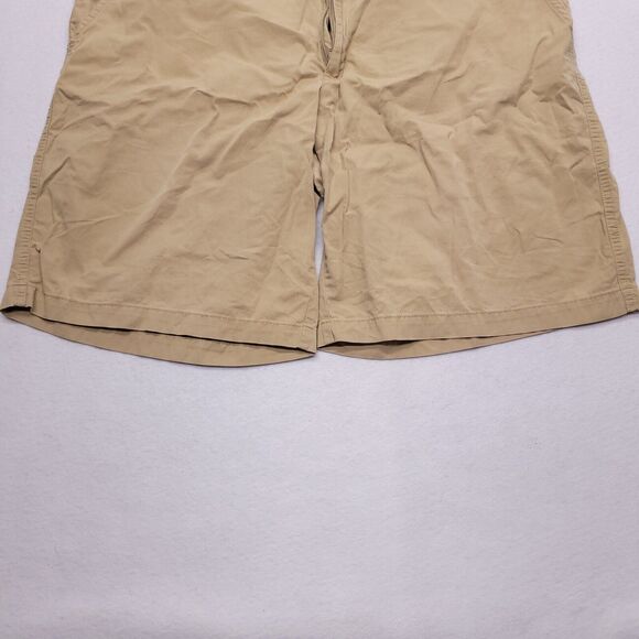 Columbia Casual Button Zip Light Wash Chino Shorts Mens Size 40 Beige - Picture 5 of 9